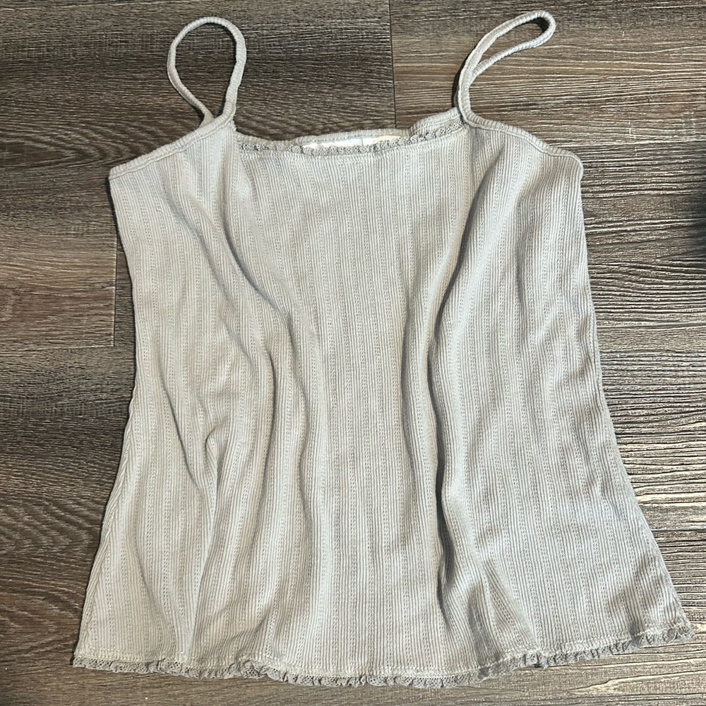 Kathy Ireland Light Grey Camisole Top